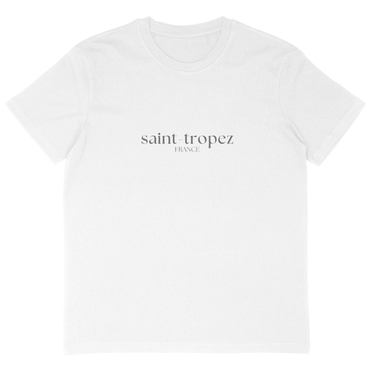 Antibes Plage T-Shirt Noir - front_white